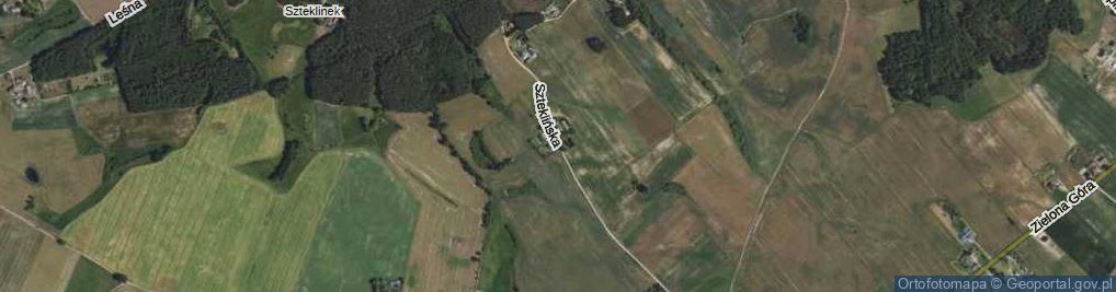 Zdjęcie satelitarne Szteklińska ul.